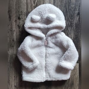 Carter's White Fleece Jacket